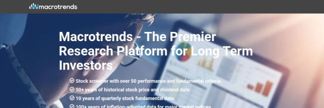 Aperçu de Macrotrends