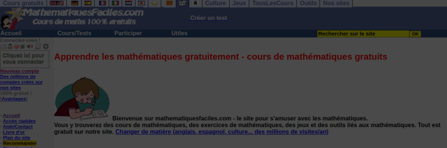 Aperçu de Mathématiques Faciles