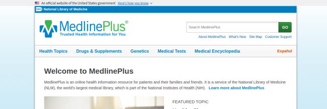 Aperçu de MedlinePlus