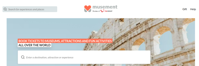 Aperçu de Musement