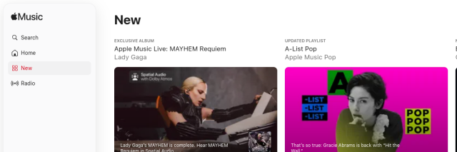 Aperçu de Apple Music
