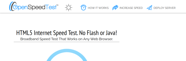 Aperçu de Speed Test by OpenSpeedTest™