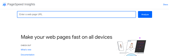 Aperçu de PageSpeed Insights
