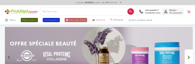 Aperçu de Pharmashopi