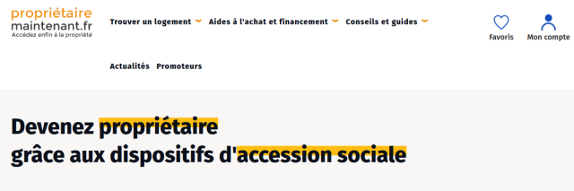Aperçu de Propriétaire Maintenant