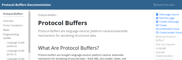 Aperçu de Protocol Buffers