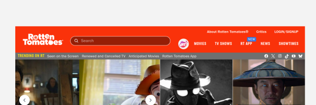 Aperçu de Rotten Tomatoes