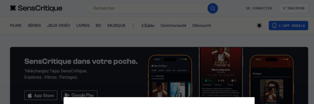 Aperçu de SensCritique