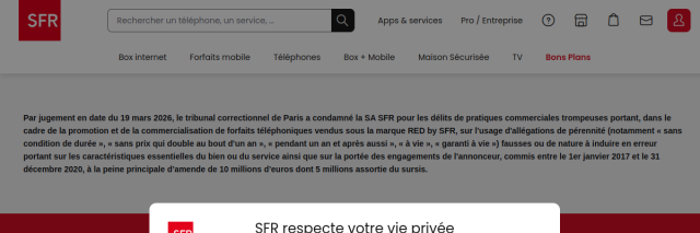Aperçu de SFR