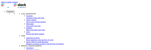 Aperçu de Slack