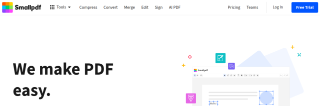 Aperçu de Smallpdf
