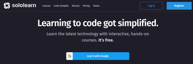 Aperçu de SoloLearn