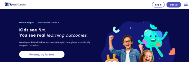 Aperçu de SplashLearn