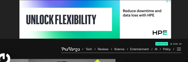 Aperçu de The Verge