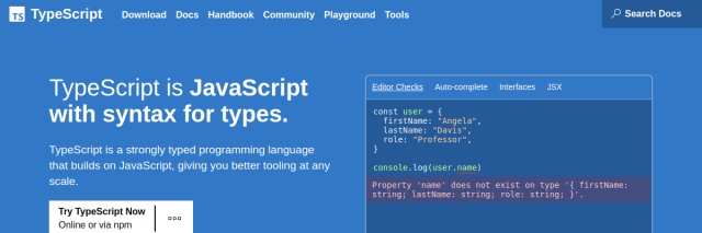 Aperçu de TypeScript