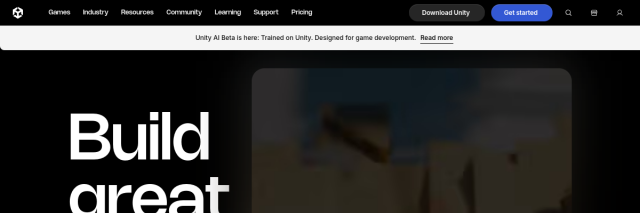 Aperçu de Unity
