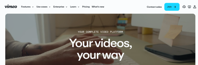 Aperçu de Vimeo