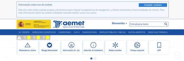 Aperçu de AEMET