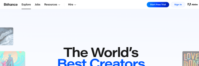 Aperçu de Behance