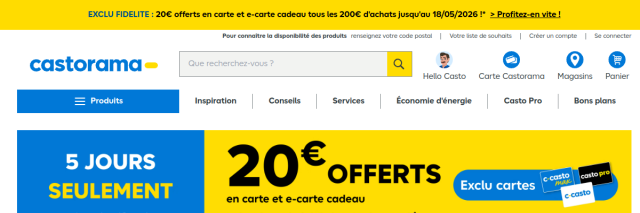 Aperçu de Castorama