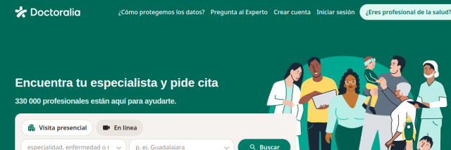 Aperçu de Doctoralia México