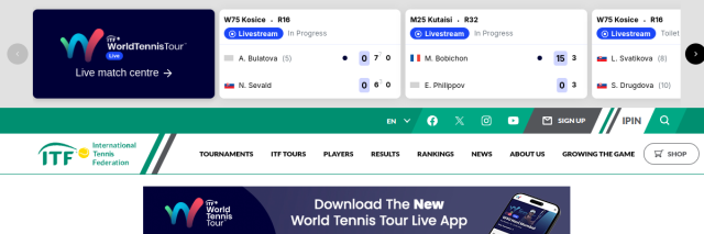 Aperçu de ITF Tennis