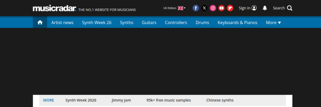 Aperçu de MusicRadar