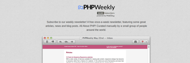 Aperçu de PHP Weekly