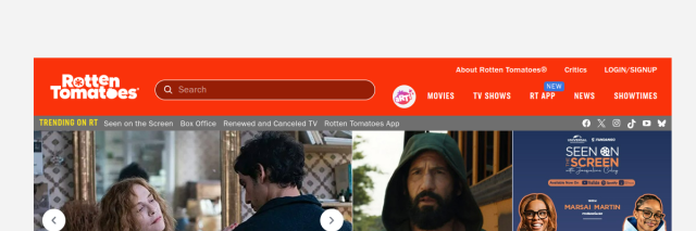 Aperçu de Rotten Tomatoes