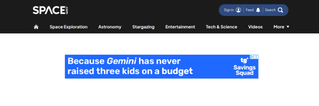 Aperçu de Space.com