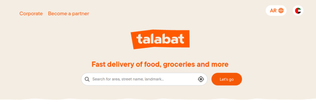 Aperçu de Talabat
