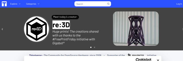 Aperçu de Thingiverse