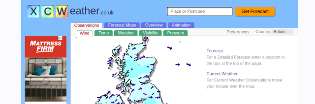 Aperçu de XC Weather