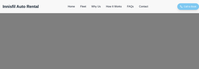 Innisfil Auto Rental website