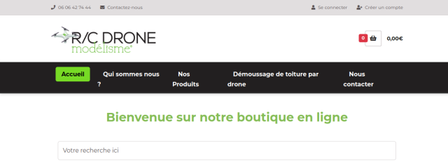 Site réalisé : R/C Drone Modélisme
