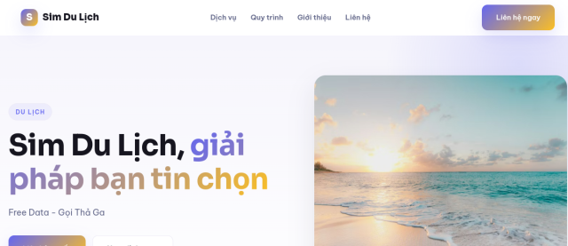 Sim Du Lịch