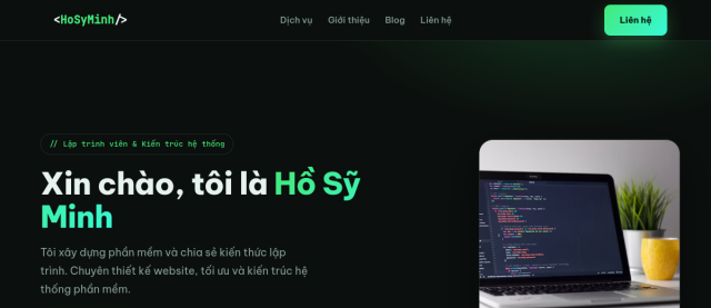 Blog cá nhân Hồ Sỹ Minh