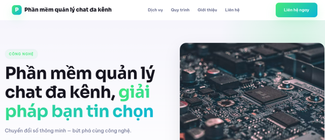 Phần mềm quản lý chat đa kênh