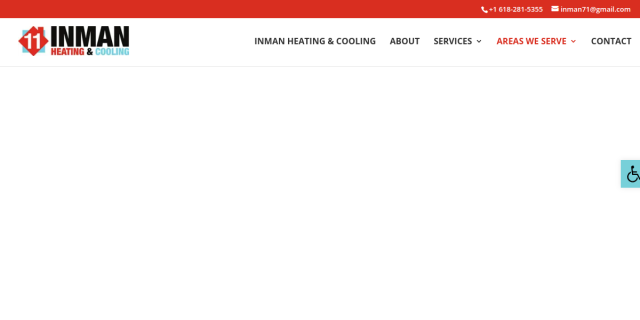 Residential Air Conditioning Services Belleville IL website screenshot