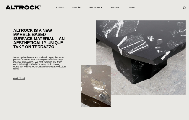 Altrock website preview