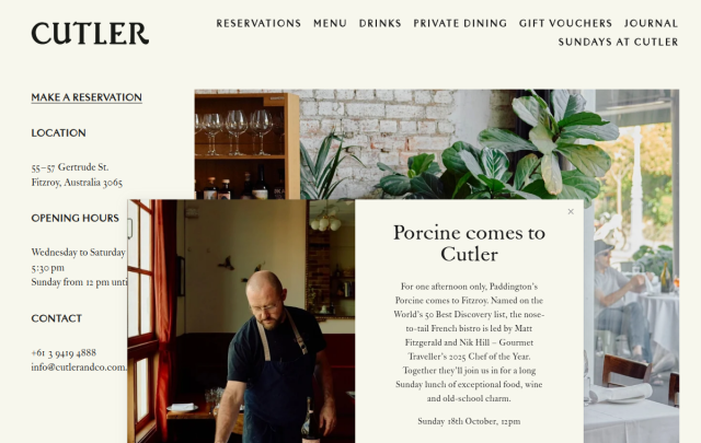 Cutler & Co website preview
