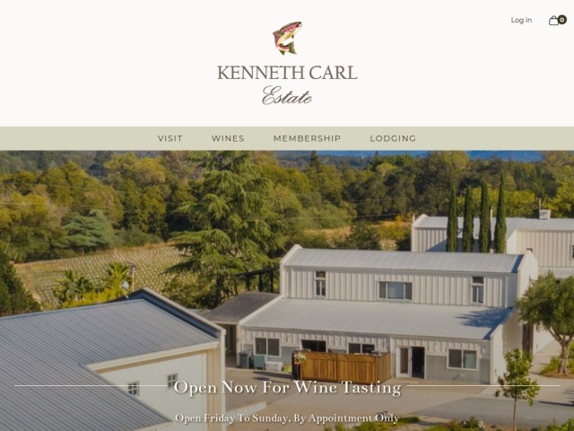 Kenneth Carl Estate homepage preview