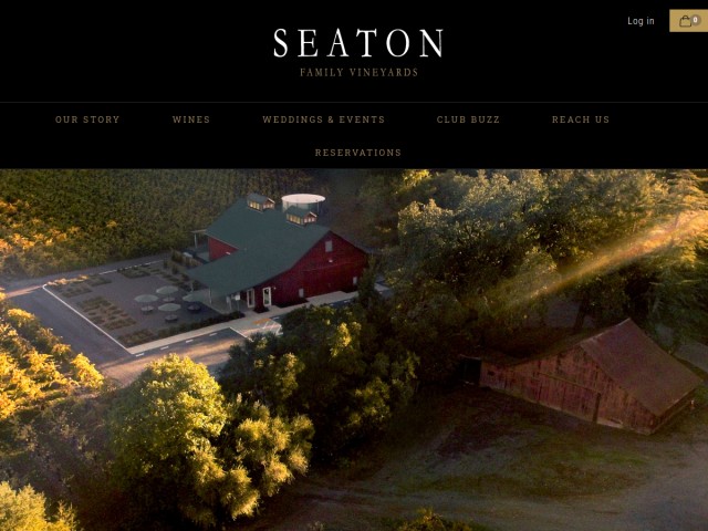 Seaton Family Vineyards homepage preview