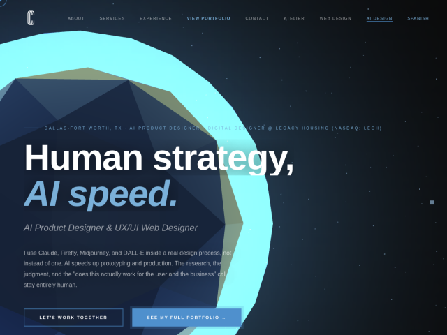 AI-Powered Design 3D page preview