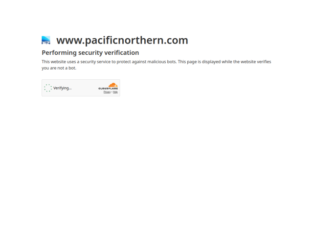 Pacific Northern website preview