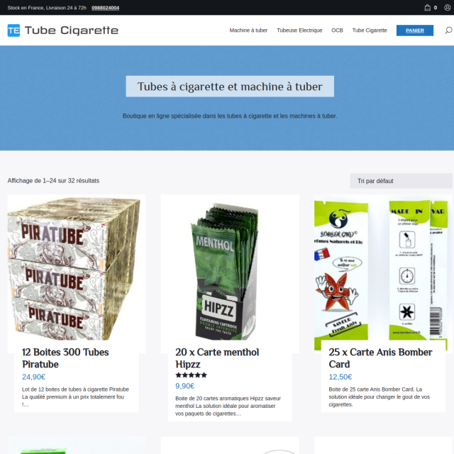Aperçu Tube Cigarette