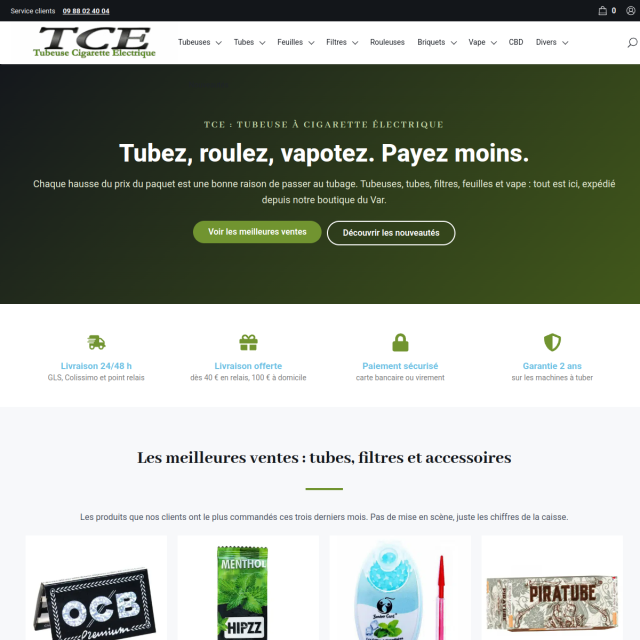 Aperçu Tubeuse Cigarette Électrique (TCE)