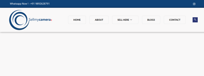 Sell My Camera page preview