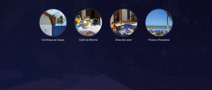 Screenshot do site Casas Boutique Patacho