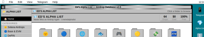 Ed's Alpha List
